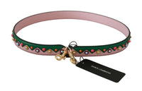 Thumbnail for Elegant Multicolor Leather Shoulder Strap