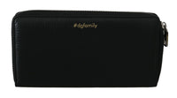 Thumbnail for Elegant Black Leather Continental Wallet