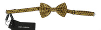 Thumbnail for Elegant Yellow Silk Bow Tie
