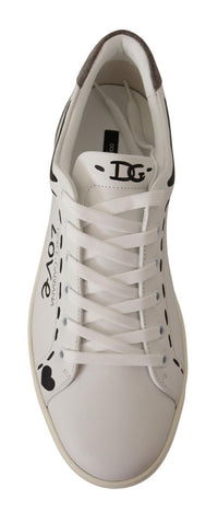 Thumbnail for Elegant White Leather Casual Sneakers