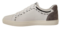 Thumbnail for Elegant White Leather Casual Sneakers