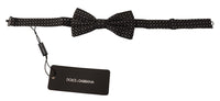 Thumbnail for Elegant Silk Black Fantasy Bow Tie