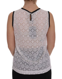 Thumbnail for Elegant White Nylon Tank Top