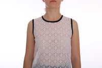 Thumbnail for Elegant White Nylon Tank Top