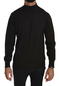 Thumbnail for Brown Turtle Neck Pullover Wool Sweater