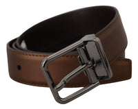 Thumbnail for Elegant Bronze Leather Belt