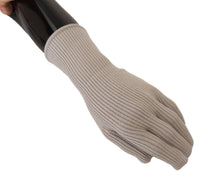 Thumbnail for Elegant Light Gray Cashmere Gloves