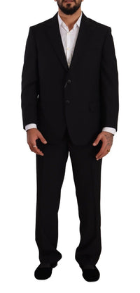 Thumbnail for Elegant Two-Piece Black Suit Ensemble