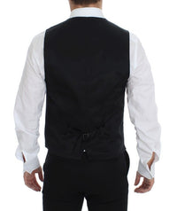 Thumbnail for Gray Wool Formal Dress Vest Gilet Weste