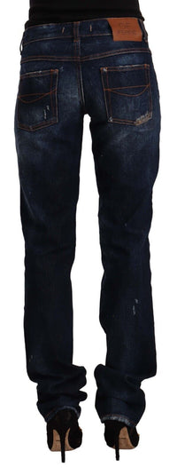 Thumbnail for Chic Mid Waist Straight Cut Jeans
