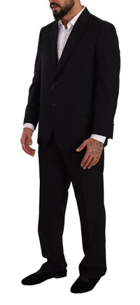 Thumbnail for Elegant Two-Piece Black Suit Ensemble