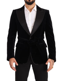 Thumbnail for Elegant Single Breasted Velvet Blazer