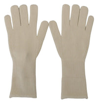 Thumbnail for Elegant White Cashmere Gloves