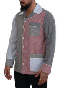 Thumbnail for Multicolor Cotton Button-Down Sleepshirt
