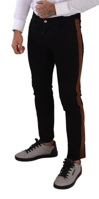 Thumbnail for Slim Fit Black Skinny Denim Jeans