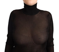 Thumbnail for Elegant Black Turtleneck Sweater