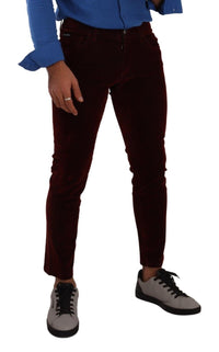 Thumbnail for Bordeaux Slim Fit Skinny Jeans