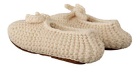 Thumbnail for Chic Wool Knit Ballerina Flats