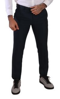 Thumbnail for Elegant Slim Fit Cashmere-Silk Dress Pants