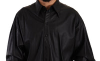 Thumbnail for Elegant Black Leather Jacket