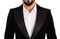 Thumbnail for Elegant Single Breasted Velvet Blazer