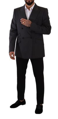 Thumbnail for Elegant Gray Sicilia Wool Blend Suit