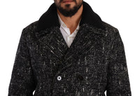Thumbnail for Chic Double Breasted Wool Blend Overcoat