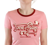 Thumbnail for Chic Pink Logo Crew Neck Tee