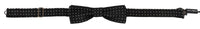 Thumbnail for Elegant Black Silk Bow Tie