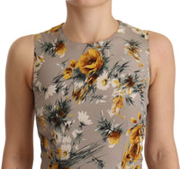 Thumbnail for Elegant Floral Sheath Mini Dress