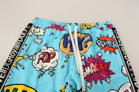 Thumbnail for Chic Cartoon Print Knitted Jogger Pants