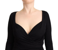 Thumbnail for Elegant Black Sheath Dress with Sweetheart Neckline
