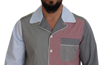Thumbnail for Multicolor Cotton Button-Down Sleepshirt