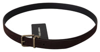 Thumbnail for Elegant Italian Leather Belt with Metal Buckle