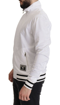 Thumbnail for White DG D.N.A. Zipper Stretch Sweater