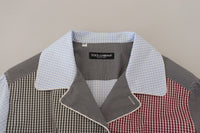 Thumbnail for Multicolor Cotton Button-Down Sleepshirt