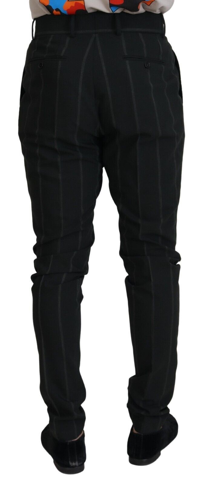 Elegant Black Tailored Trousers