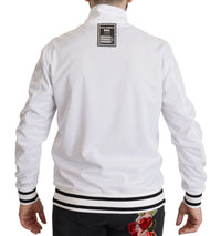 Thumbnail for White DG D.N.A. Zipper Stretch Sweater