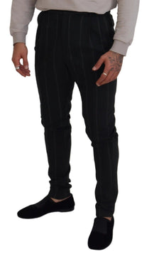 Thumbnail for Elegant Black Tailored Trousers