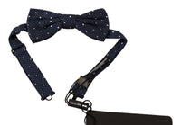 Thumbnail for Elegant Silk Bow Tie in Dark Blue