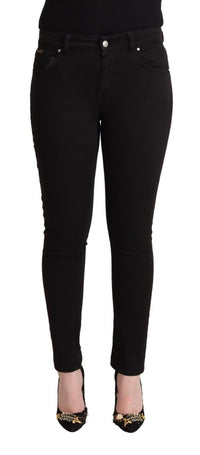 Thumbnail for Chic Slim Fit Black Denim Jeans