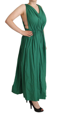 Thumbnail for Elegant Deep Green Sleeveless A-Line Dress