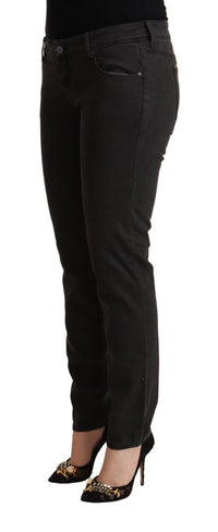 Thumbnail for Chic Black Low Waist Skinny Denim