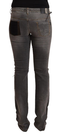 Thumbnail for Chic Gray Low Waist Skinny Denim