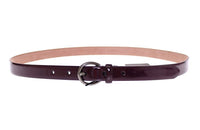 Thumbnail for Purple Leather Logo Cintura Belt