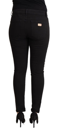 Thumbnail for Chic Slim Fit Black Denim Jeans
