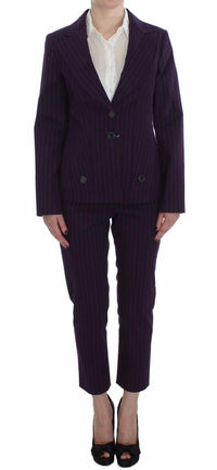 Thumbnail for Elegant Striped Pant & Blazer Suit