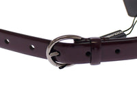 Thumbnail for Purple Leather Logo Cintura Belt