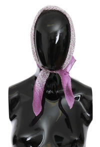 Thumbnail for Pink Bandana Head Wrap Foulard Square Scarf