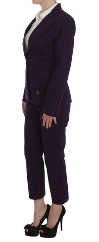 Thumbnail for Elegant Striped Pant & Blazer Suit